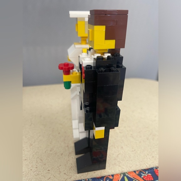 LEGO bride and groom (ABS glued) - Picture 3 of 4